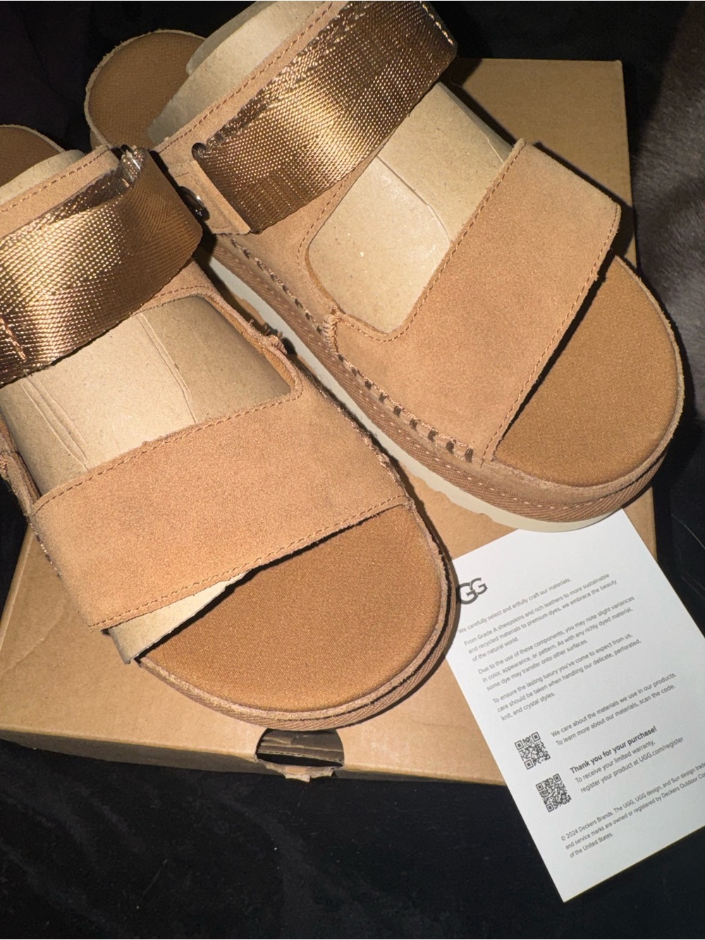 UGG Women's Goldenstar Sandals Size 10